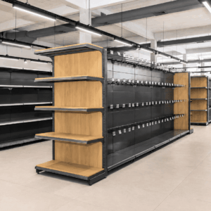 Gôndolas de MDF reforçadas